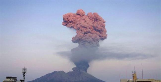 日本樱岛火山喷发震级达到多少