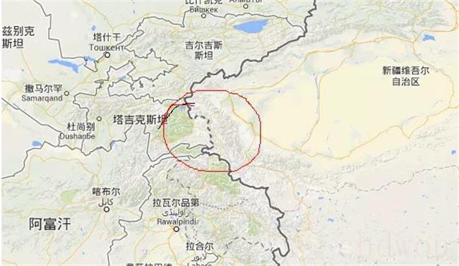 塔吉克斯坦和中国边界之间为什么是虚线