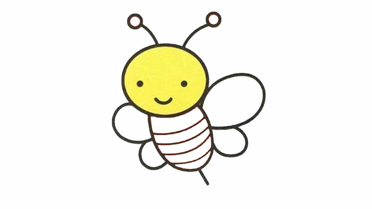 蜜蜂简笔画5