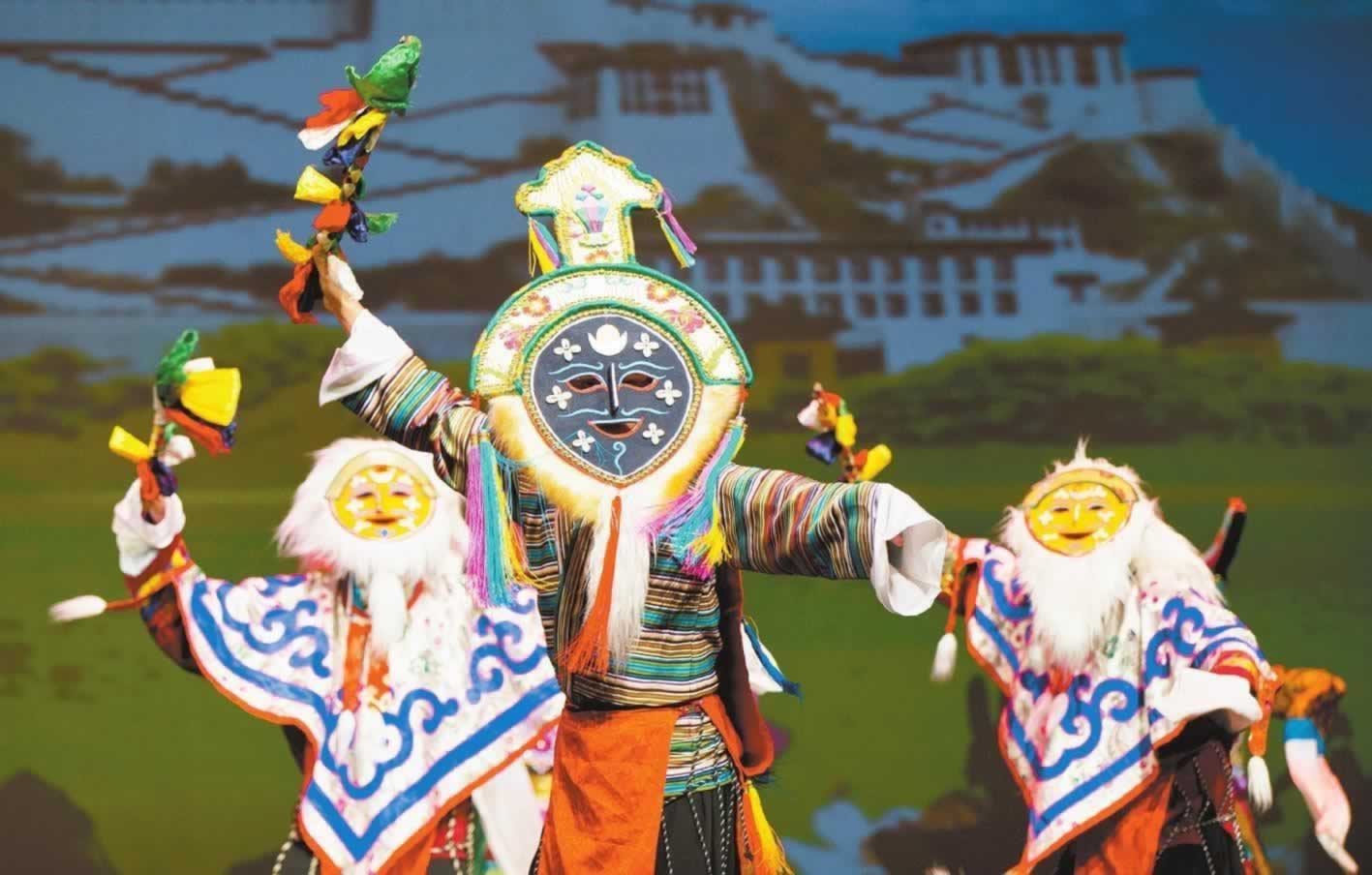 藏戏面具,藏戏,传统文化