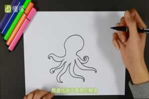 章鱼简笔画（图文）