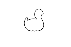 鸭子怎么画