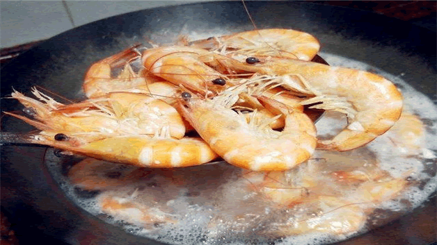 煮虾,海鲜,日常生活