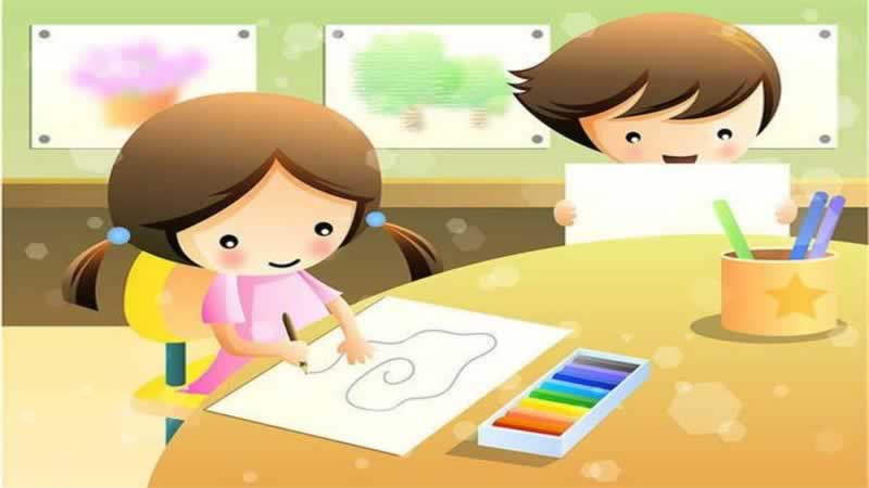 怎样教孩子在家画画