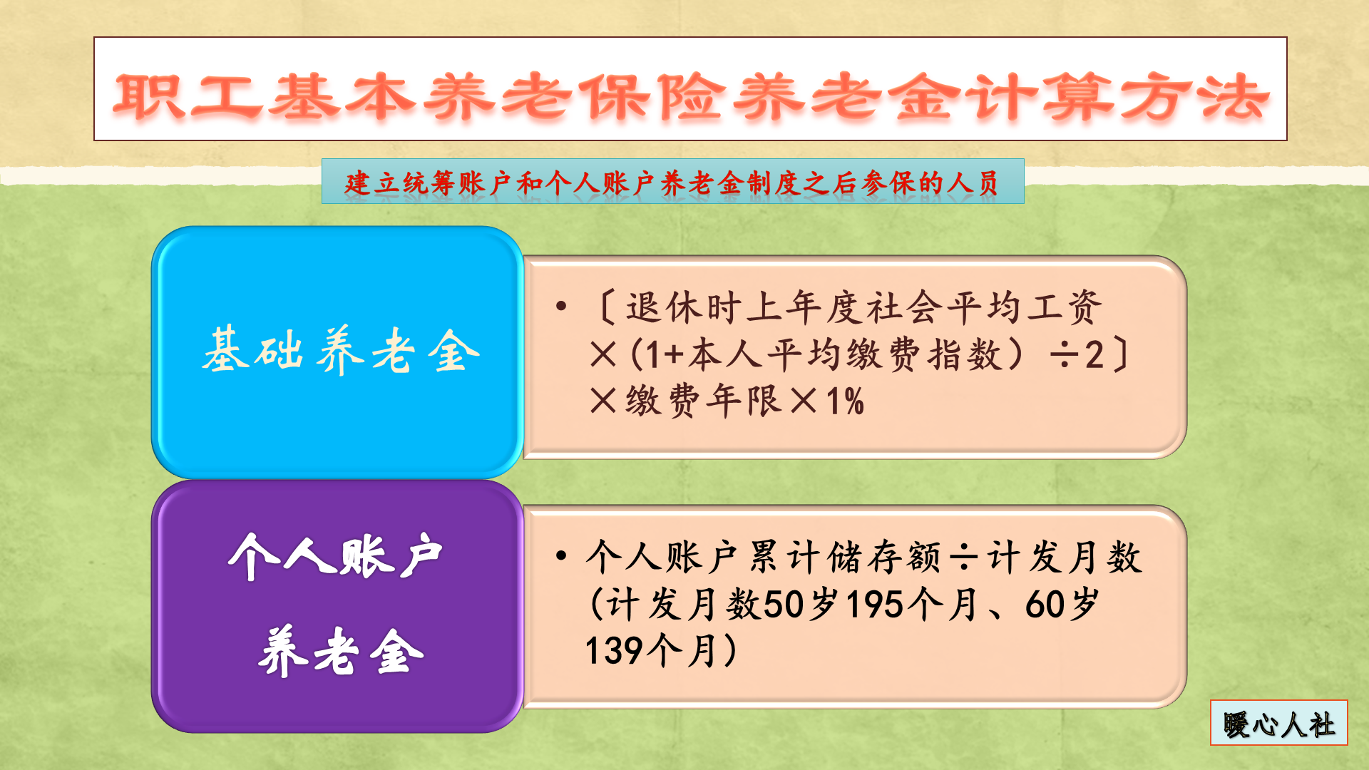 企业职工养老保险缴费标准（养老金最简单的计算方法）