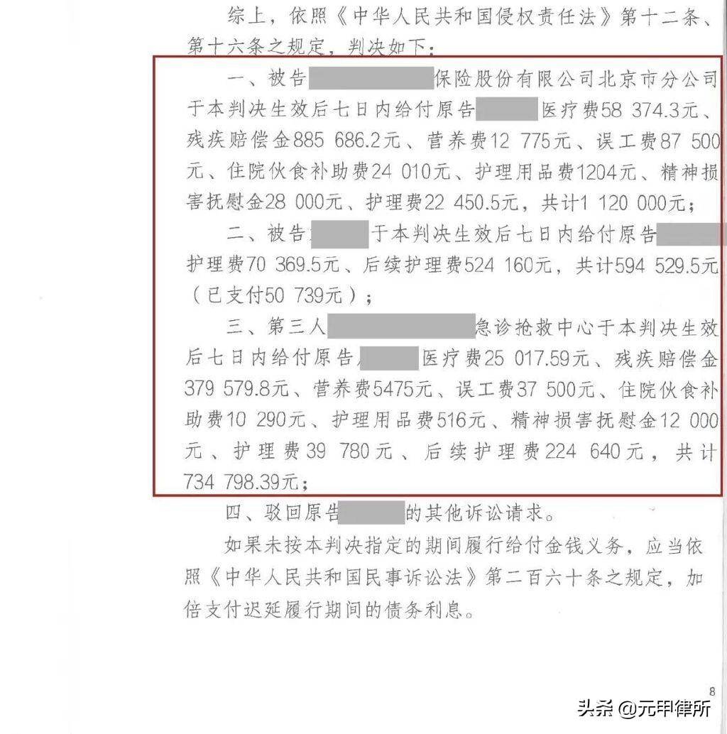 车祸10级伤残赔偿几万（发生交通事故10级伤残赔偿明细）