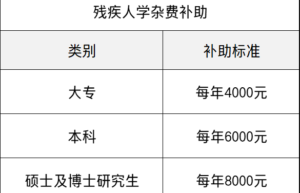 上海残疾证有什么优惠政策（一二三四残疾补贴标准）