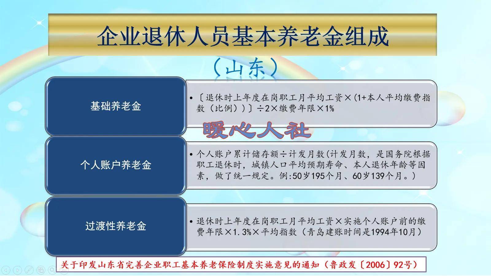 2022年退休工资计算方法（职工养老金发放标准）