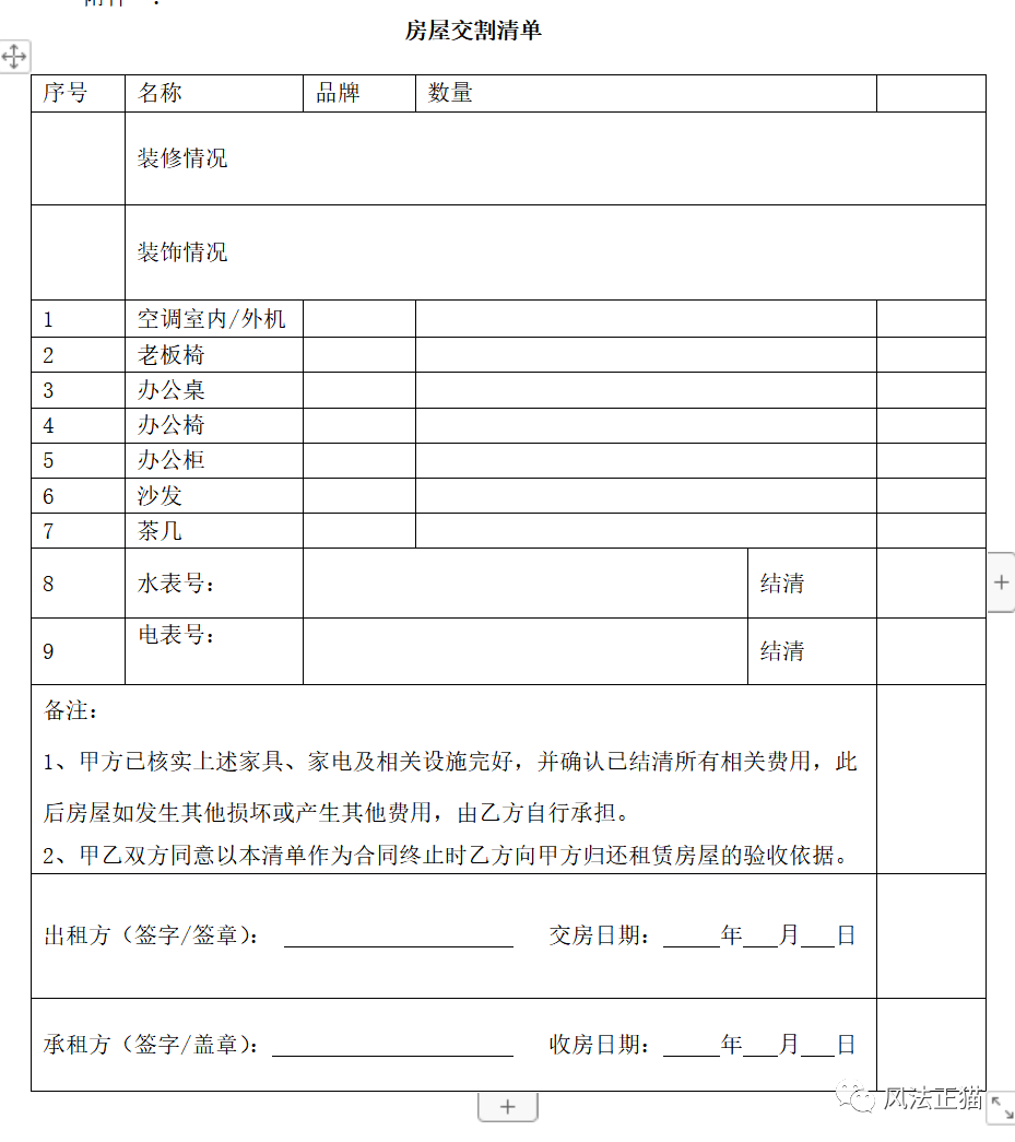 个人房屋租赁合同注意事项有哪些（房屋租赁合同标准范本）