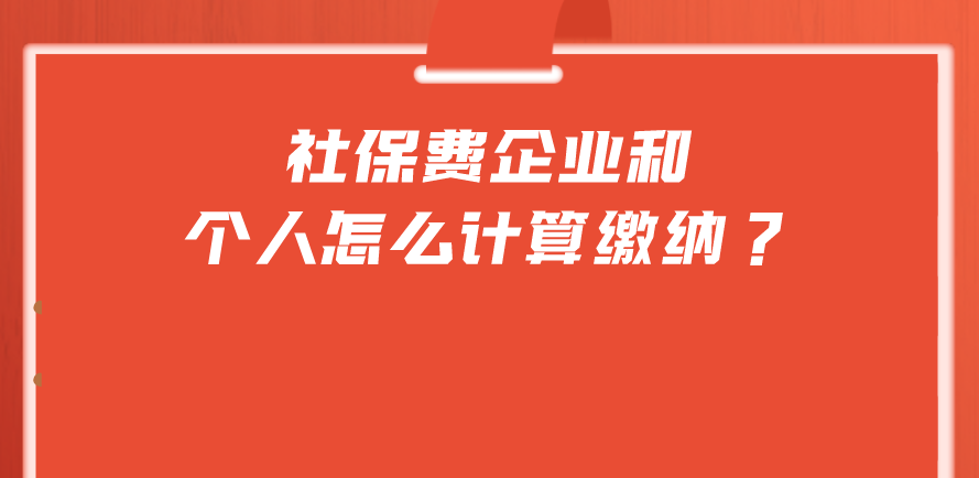 社保缴纳怎么计算（个人缴纳社保的计算公式）