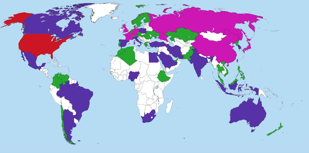 国家分类有哪些（世界国家等级划分标准）