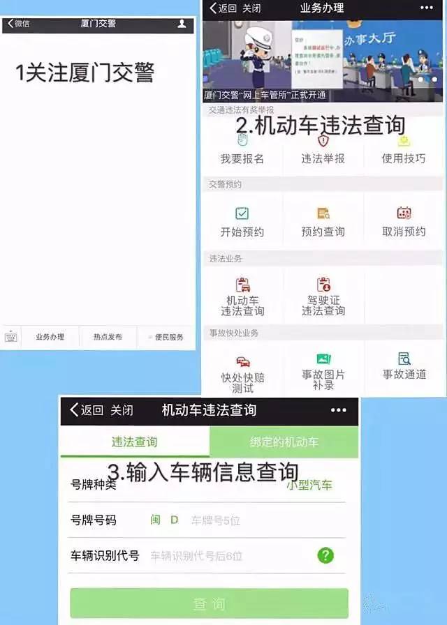 厦门市交通违章怎么查询（厦门车管所官网查询系统）