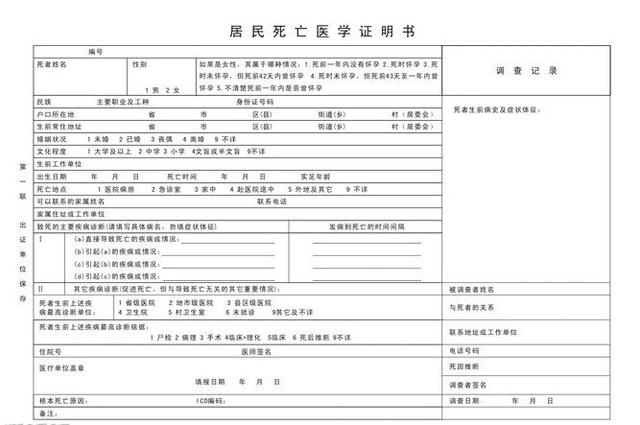 医院死亡证明怎么开（医院开死亡证明流程)