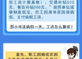 上海病假工资计算标准（病假工资计算方法公式）
