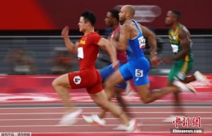 苏炳添创历史获男子百米第六（破记录9秒98）