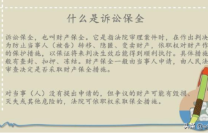 什么叫诉讼保全措施（诉讼保全的条件和要求）