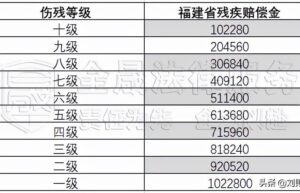 2022交通事故伤残鉴定标准是什么（车祸十级伤残赔偿明细）