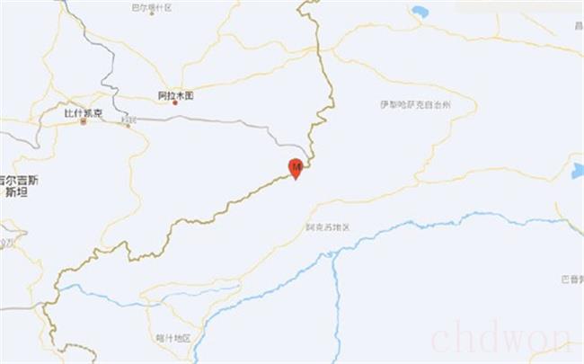 新疆阿克苏温宿县发生5.1地震了吗？