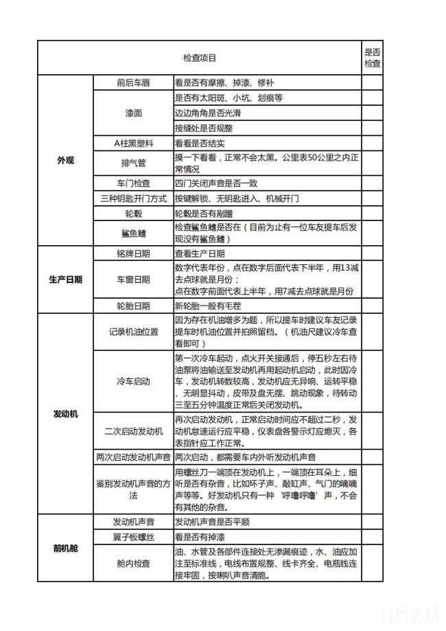 新车提车注意事项以及验车的步骤（买新车提车注意事项）